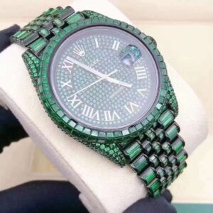 Rolex Datejust 41mm 126300 Saphire Iced Out