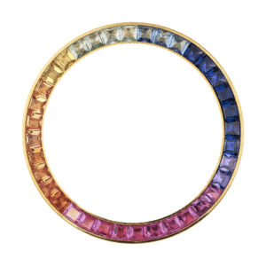 Rolex Daytona Gold Lünette mit Rainbow Edelsteinen